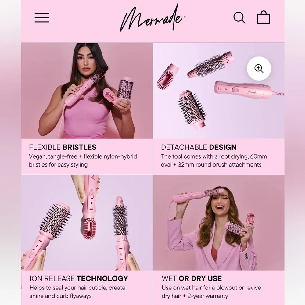 Mermade Blow Dry Brush - Picture 3 of 6